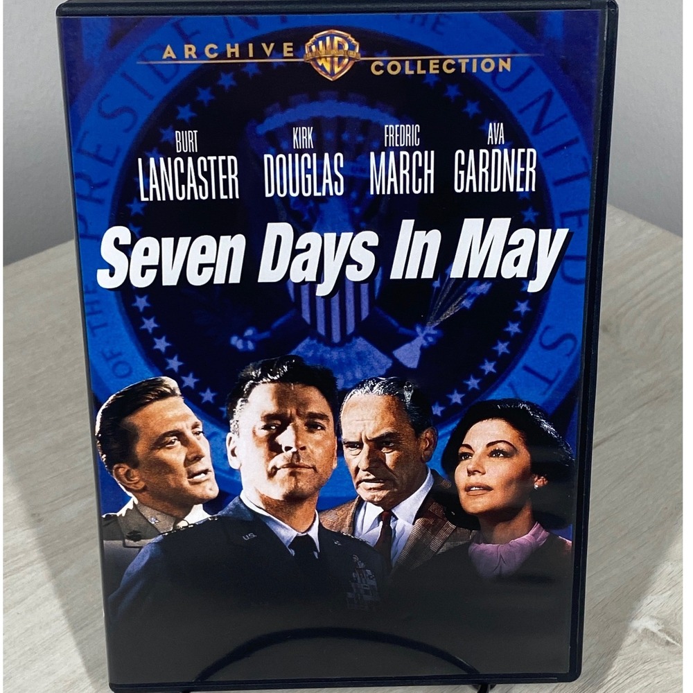 Seven Days In May DVD Warner Archive Collection Burt Lancaster Kirk Douglas 1964